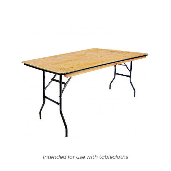 6ft x 2ft 6in Trestle Table