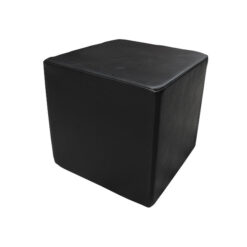 cube stool black