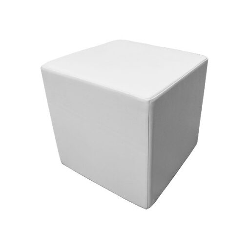 cube stool white