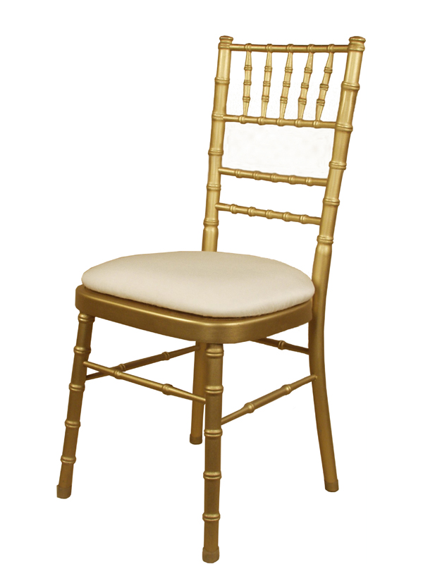 Gold chiavari banquet chairs for hire across Yorkshire and