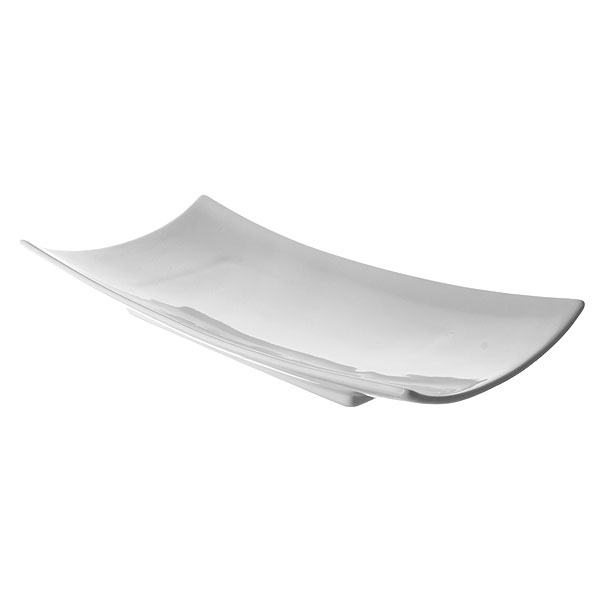 Fine Dining Curved Rectangular Plate