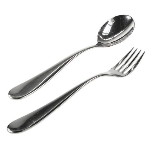 fine dining serving fork & spoon set