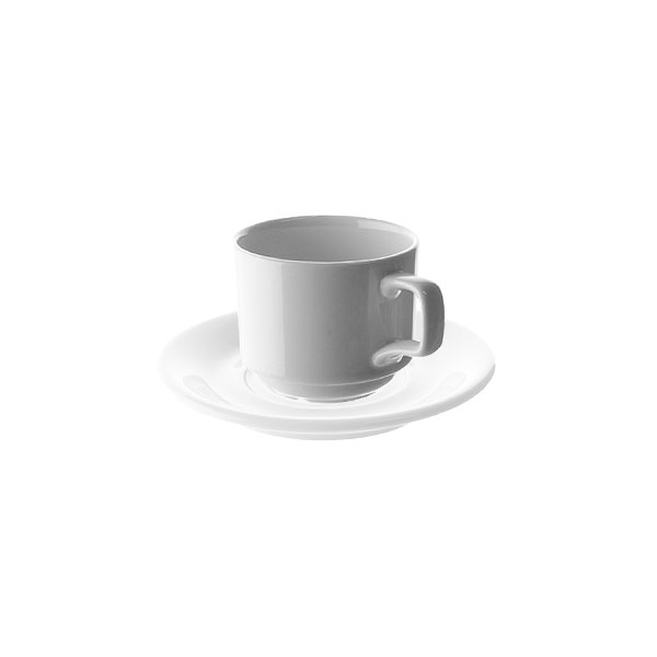 plain white cup