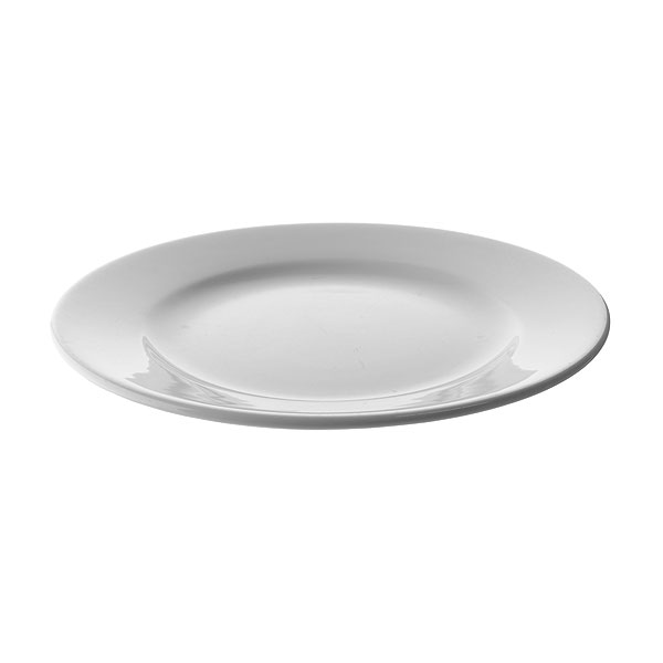 plain white plate 10"