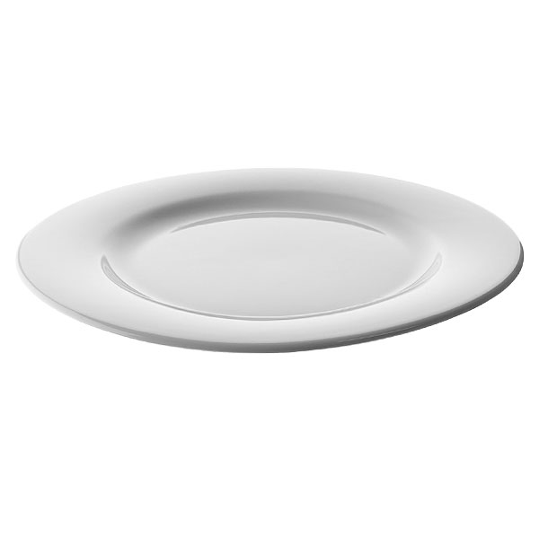 plain white plate 12"