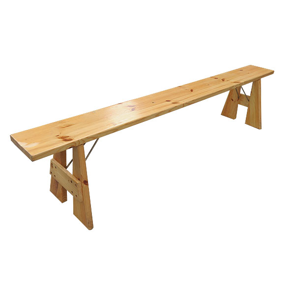 Rustic Wooden Bench Blue Sky Event, Rustic Wooden Benches Uk